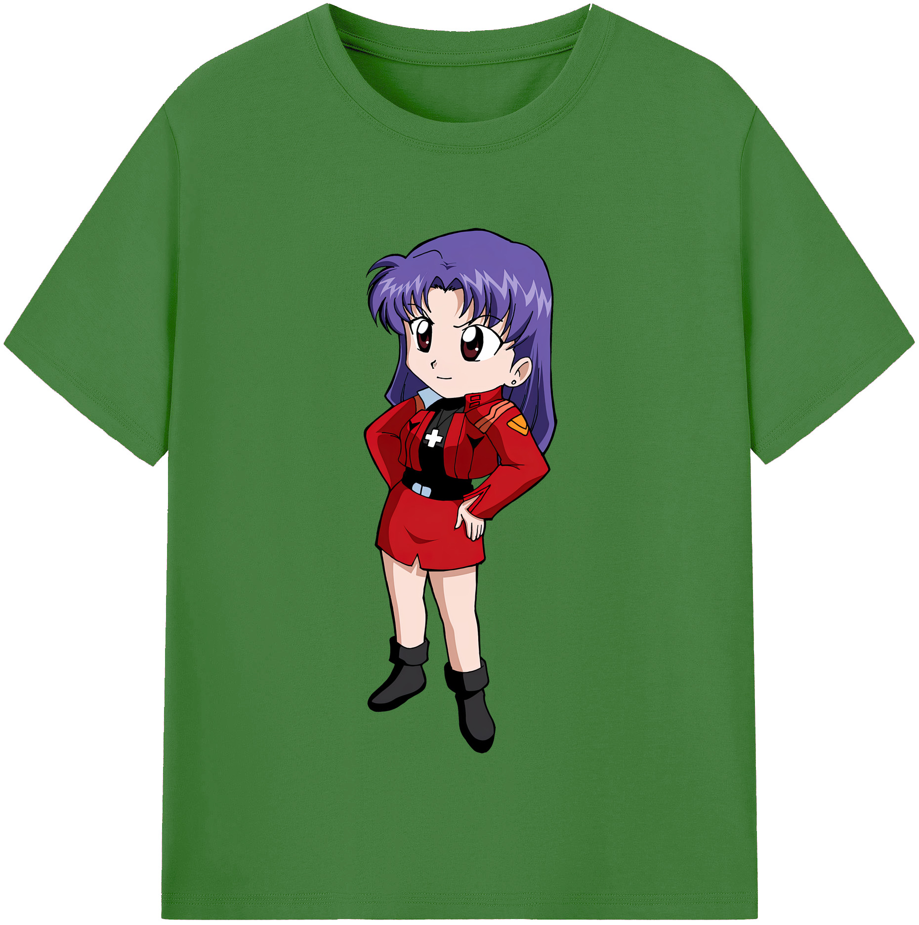 （画像用） EVA 新世紀エヴァンゲリオン レディースカジュアルプリントTシャツ（綿100％）